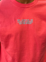 Coral & Sky Blue Long Sleeve Voyage shirt.