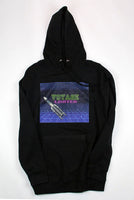 Space Voyage Black Hoodie