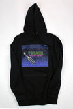 Space Voyage Black Hoodie
