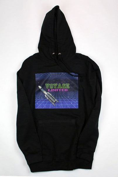 Space Voyage Black Hoodie