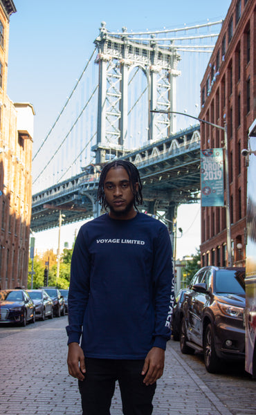Voyage Navy & White Long Sleeve